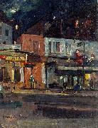 Konstantin Alekseevich Korovin Moon Night, Paris oil on canvas